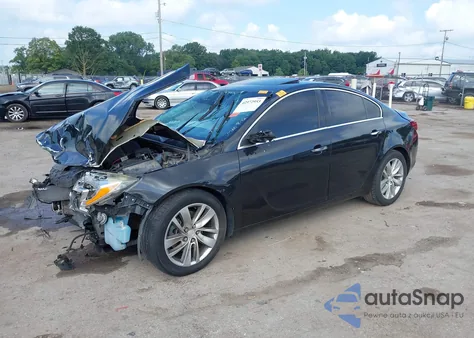 2014 Buick Regal Turbo/E-Assist Premium I z USA, uszkodzony, nr VIN 2G4GN5EX3E9175385